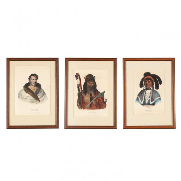 three-mckenney-hall-indian-lithographs