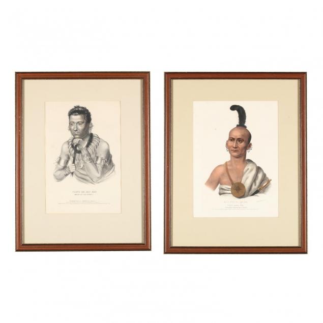 two-mckenney-hall-indian-lithographs