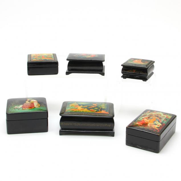 six-russian-lacquered-boxes