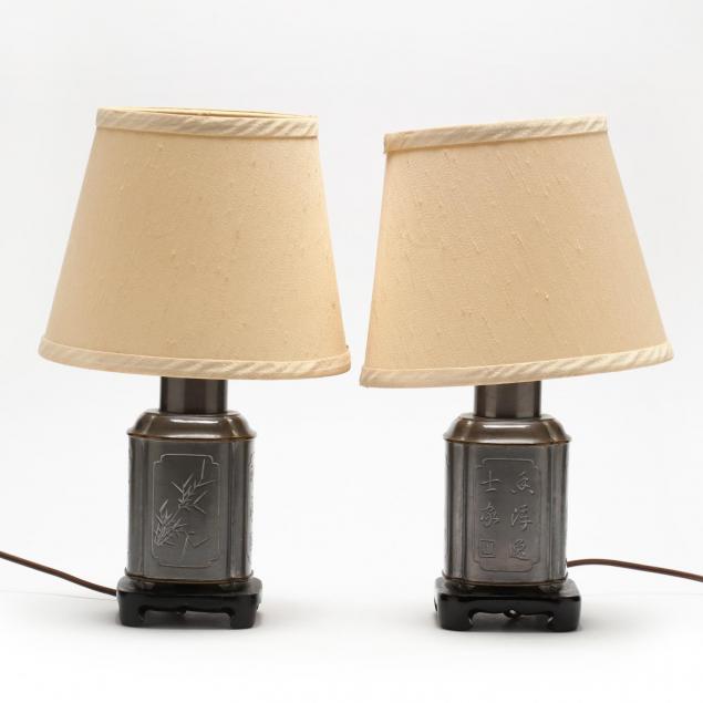 pair-of-chinese-pewter-tea-caddy-boudoir-lamps