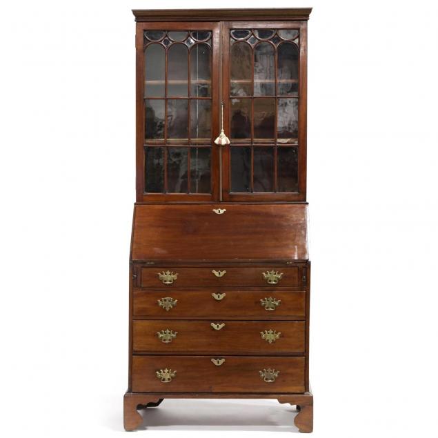 chippendale-secretary-bookcase