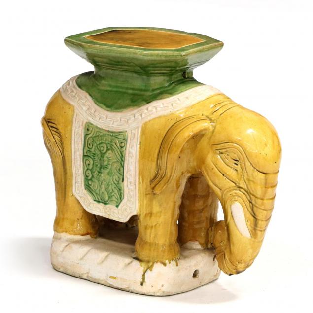 chinese-elephant-form-garden-seat