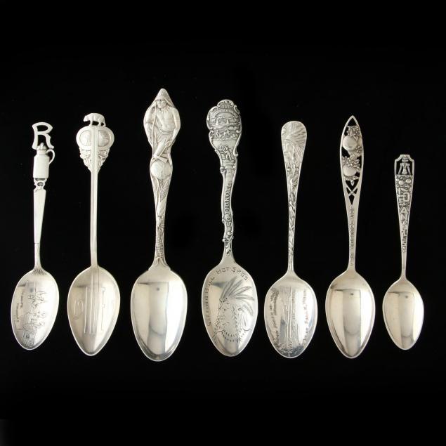 seven-sterling-silver-souvenir-spoons