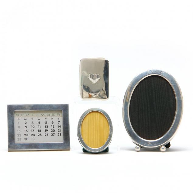 four-miniature-sterling-silver-frames