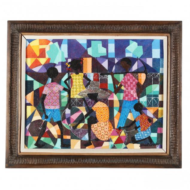 jean-coach-haitian-20th-century-cubist-style-genre-scene