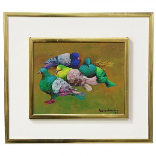 american-school-painting-of-pigeons