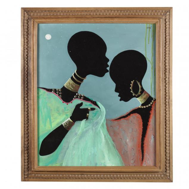 haitian-painting-of-ladies-in-moonlight