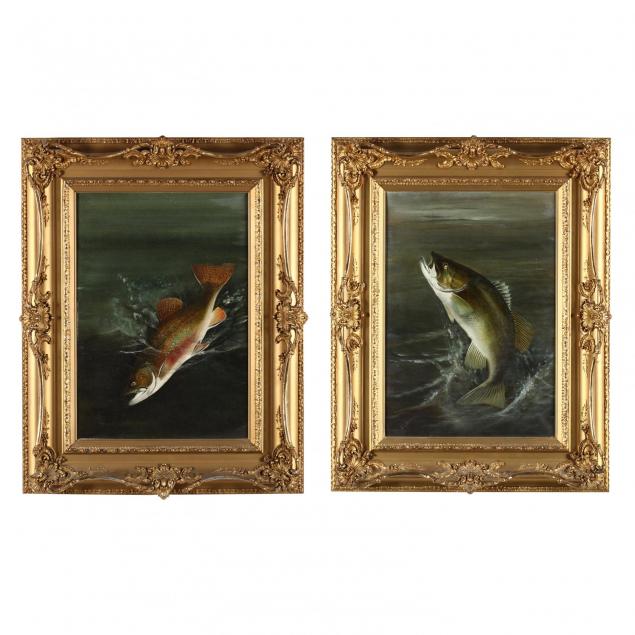 harry-driscole-ny-1861-1923-pair-of-fish-portraits
