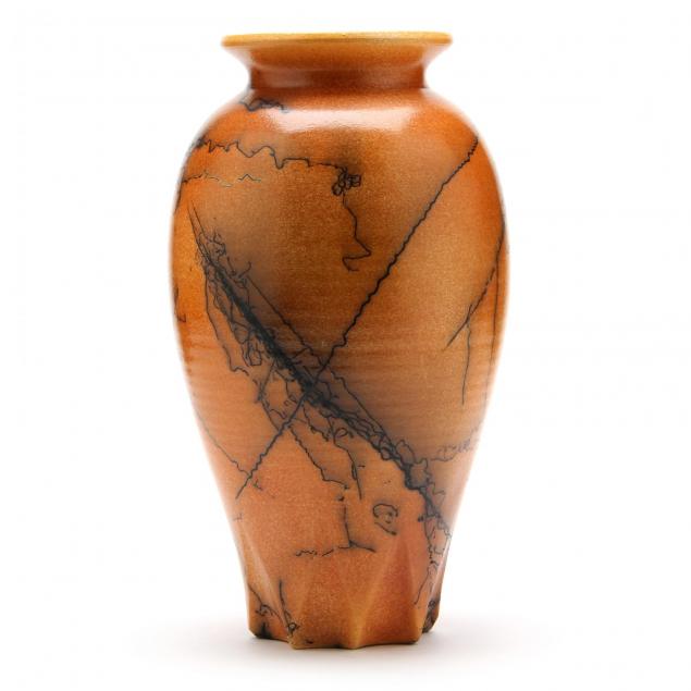 nc-pottery-jim-garner-horsehair-vase