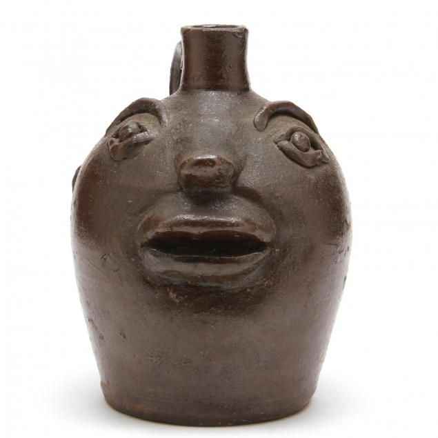 nc-folk-pottery-brown-pottery-face-jug