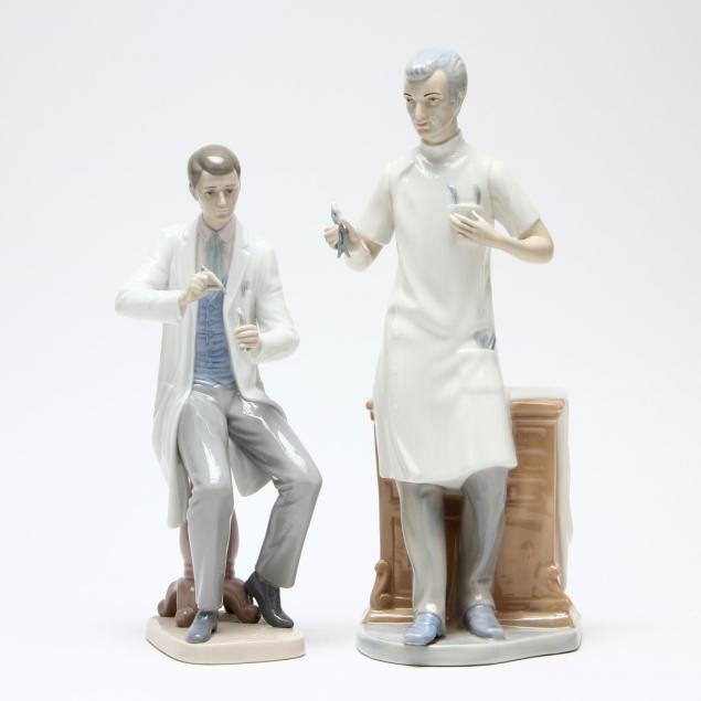 two-porcelain-figurines-lladro-dentist-figurine-6450