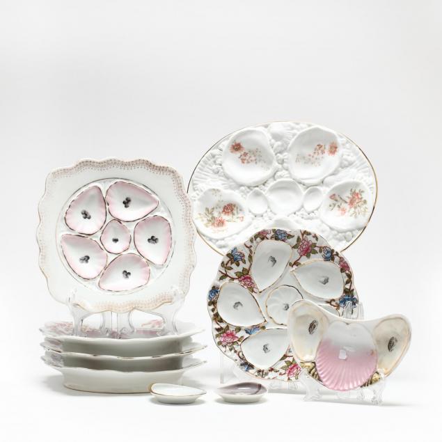 nine-assorted-oyster-plates