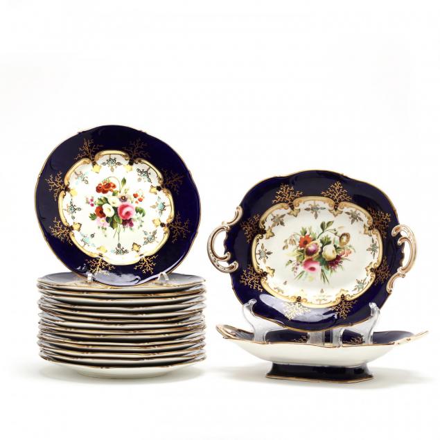 19th-century-continental-porcelain-service