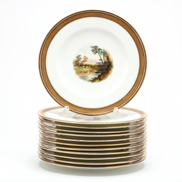 set-of-twelve-hand-painted-dessert-plates