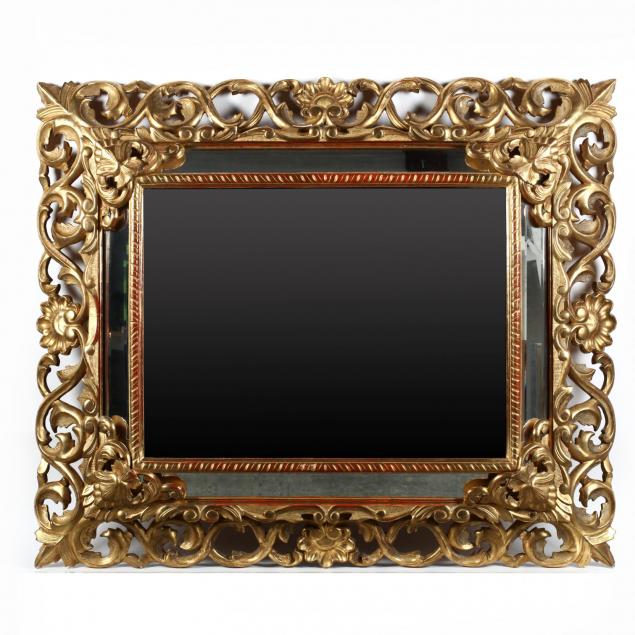 large-italianate-gilt-wood-mirror