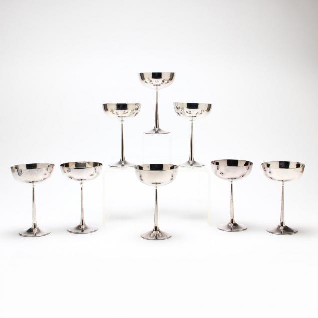 a-set-of-eight-vintage-silverplate-cocktail-glasses-champagne-stems