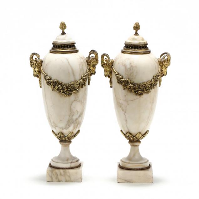 pair-of-neoclassical-marble-mantel-urns