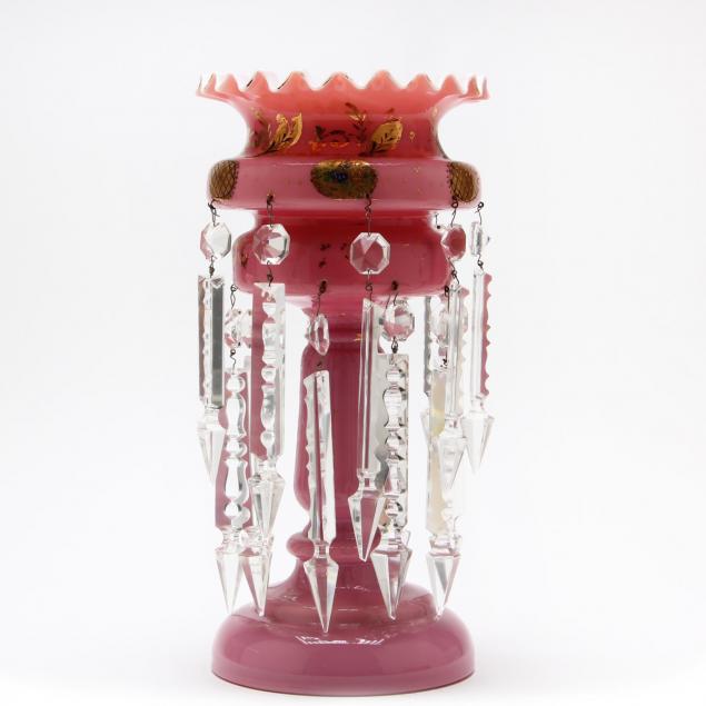 a-victorian-pink-bristol-glass-mantel-lustre