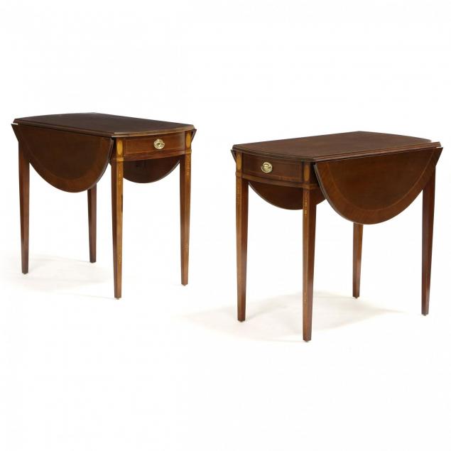 councill-craftsmen-pair-of-inlaid-pembroke-tables