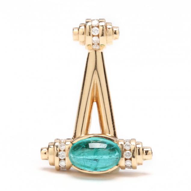 14kt-tourmaline-and-diamond-pendant-enhancer