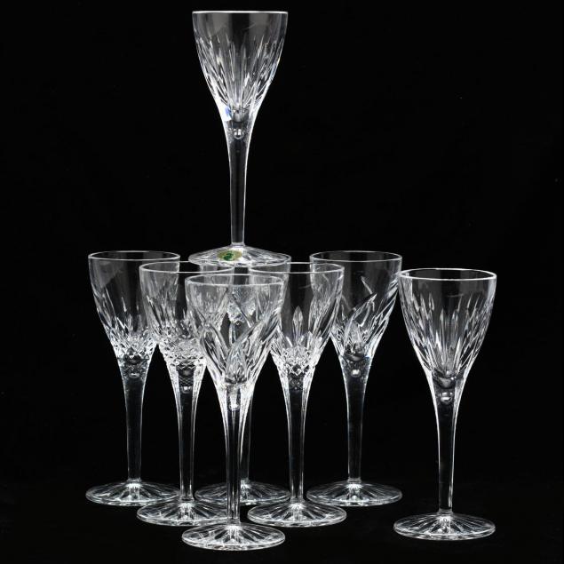 waterford-set-of-eight-crystal-cordial-glasses