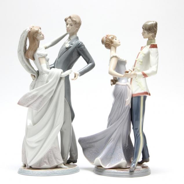 lladro-figurines-of-two-couples-dancing