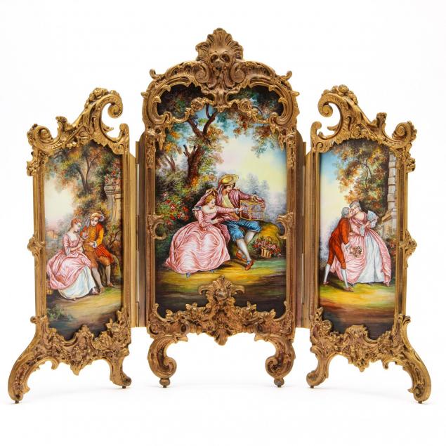 french-rococo-style-enameled-miniature-screen
