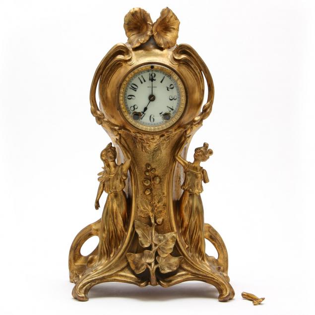 seth-thomas-art-nouveau-mantel-clock