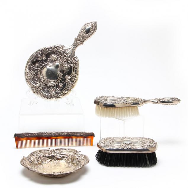sterling-silver-lady-s-vanity-set-with-small-tray
