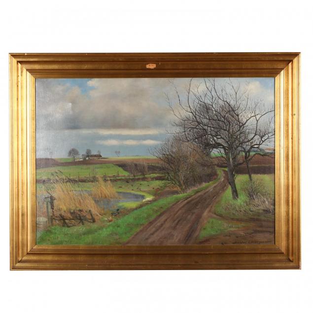 vintage-danish-landscape-painting
