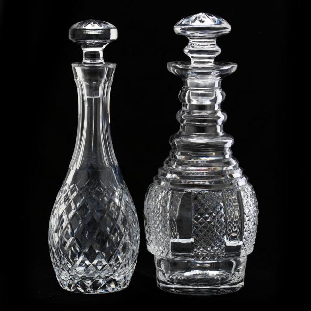 waterford-two-crystal-decanters
