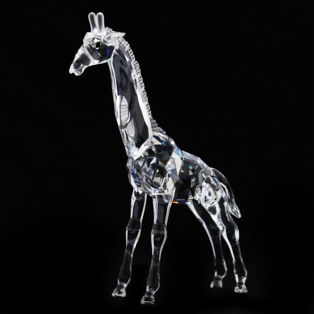swarovski crystal giraffe