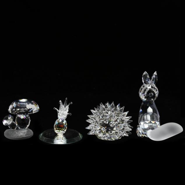 swarovski-four-naturalist-figurines