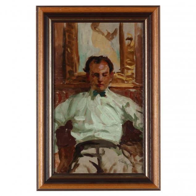 jaroslav-safarik-czech-1888-1947-a-seated-man