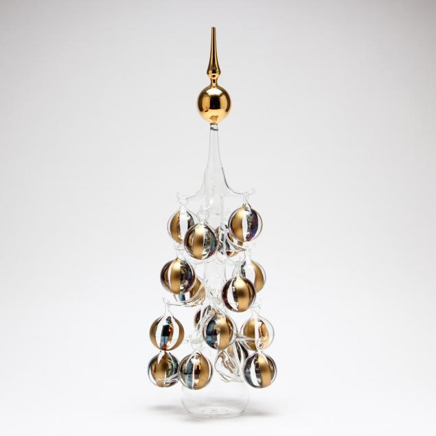 italian-blown-and-gilt-glass-christmas-tree