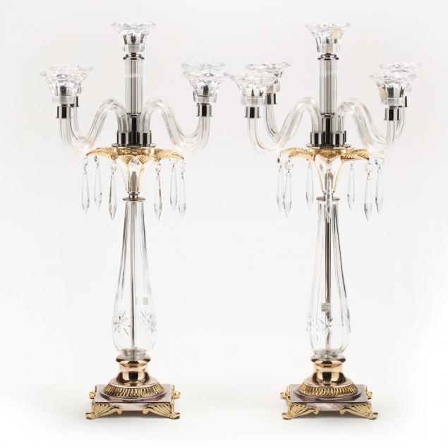 pair-of-contemporary-glass-candelabra
