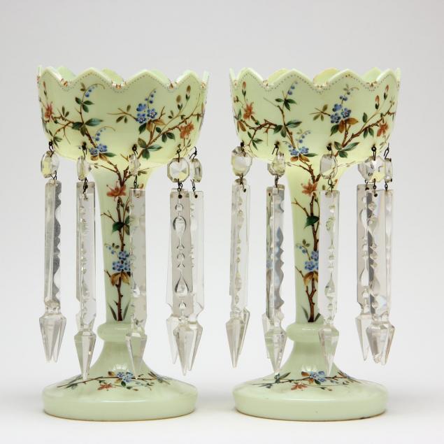 pair-of-victorian-custard-glass-mantle-lusters