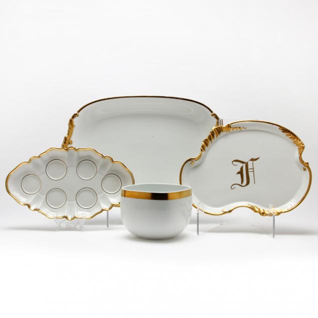 four-pieces-of-gilt-porcelain