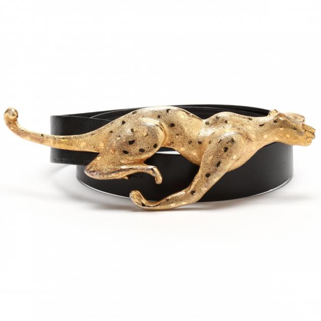 running-cheetah-belt-buckle-christopher-ross