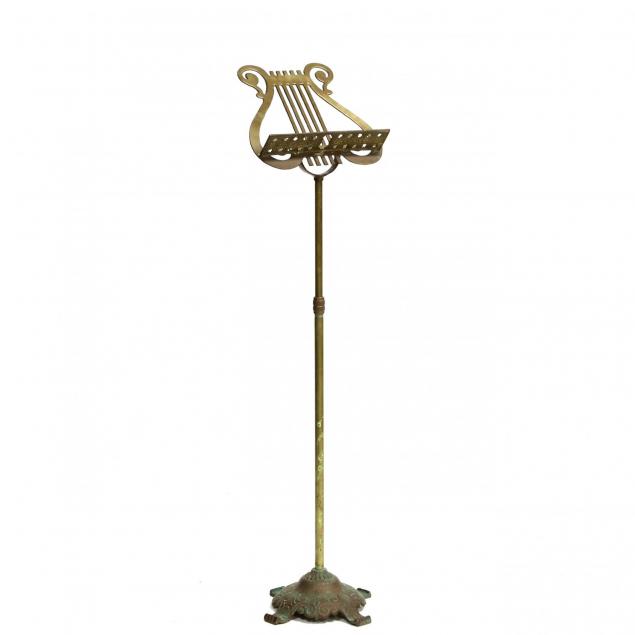 vintage-brass-lyre-form-music-stand