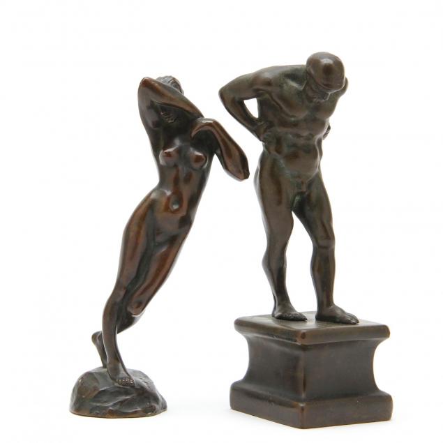 two-nude-bronze-sculptures