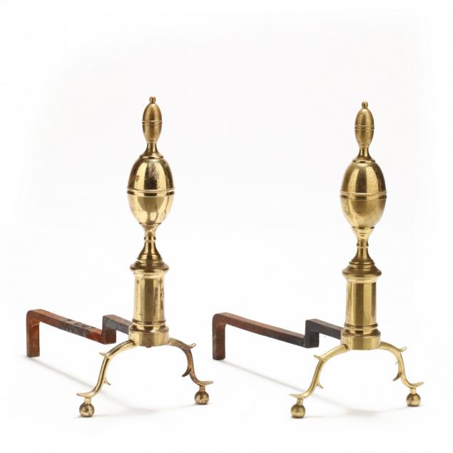 colonial-williamsburg-raleigh-tavern-lemon-top-brass-andirons-by-virginia-metalcrafters