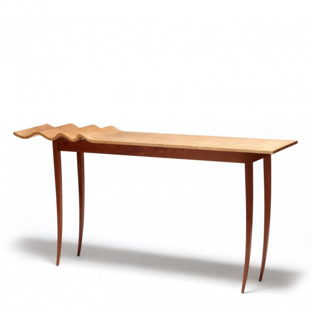 thomas-w-stender-wave-goobye-sculptural-console-table