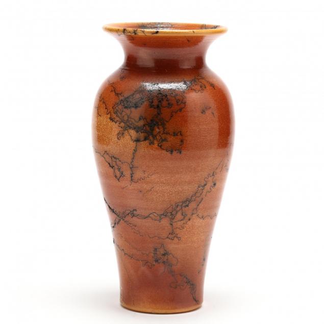 turn-burn-pottery-nc-horse-hair-vase