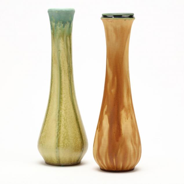 bulldog-pottery-nc-two-bottle-vases