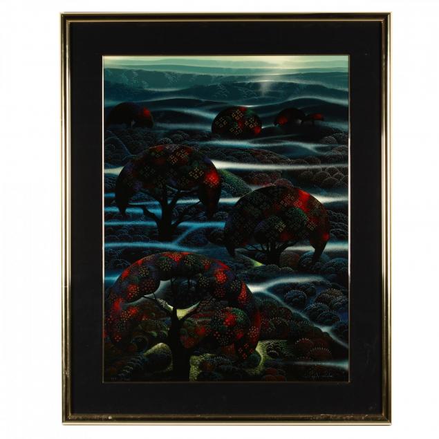 eyvind-earle-american-1916-2000-i-garden-of-dreams-i