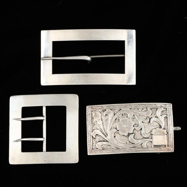 three-sterling-silver-buckles