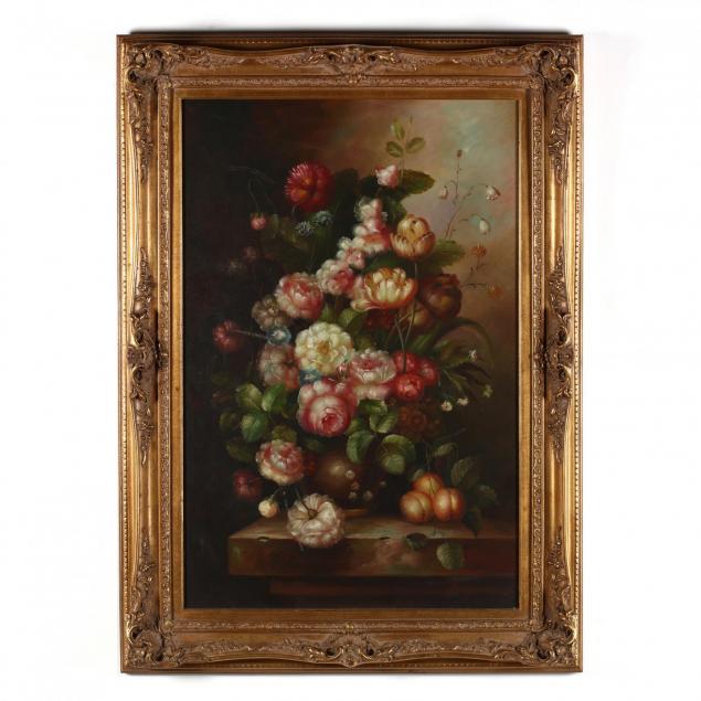 continental-school-large-floral-still-life