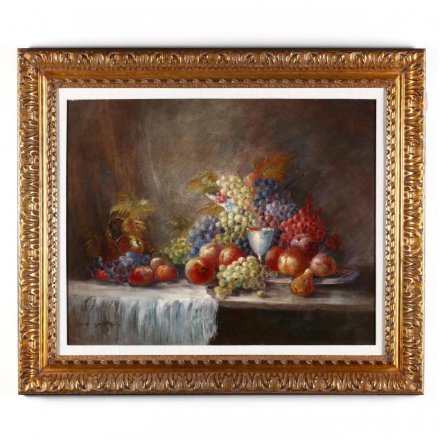 20th-century-still-life-with-apples-and-grapes