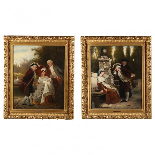 j-arlet-continental-19th-century-a-pair-of-genre-paintings